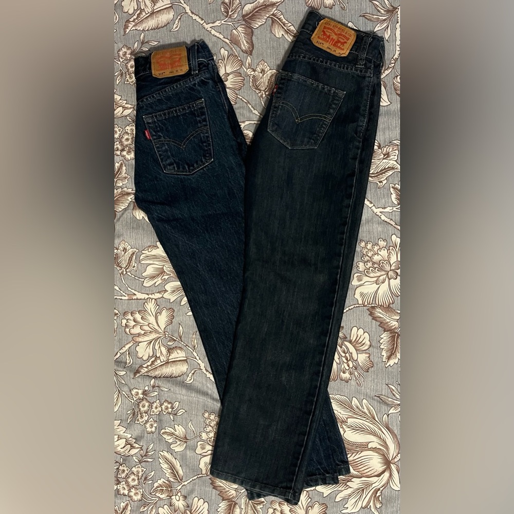 Boys 2 pack classic 514 Levi jeans size 10 regular